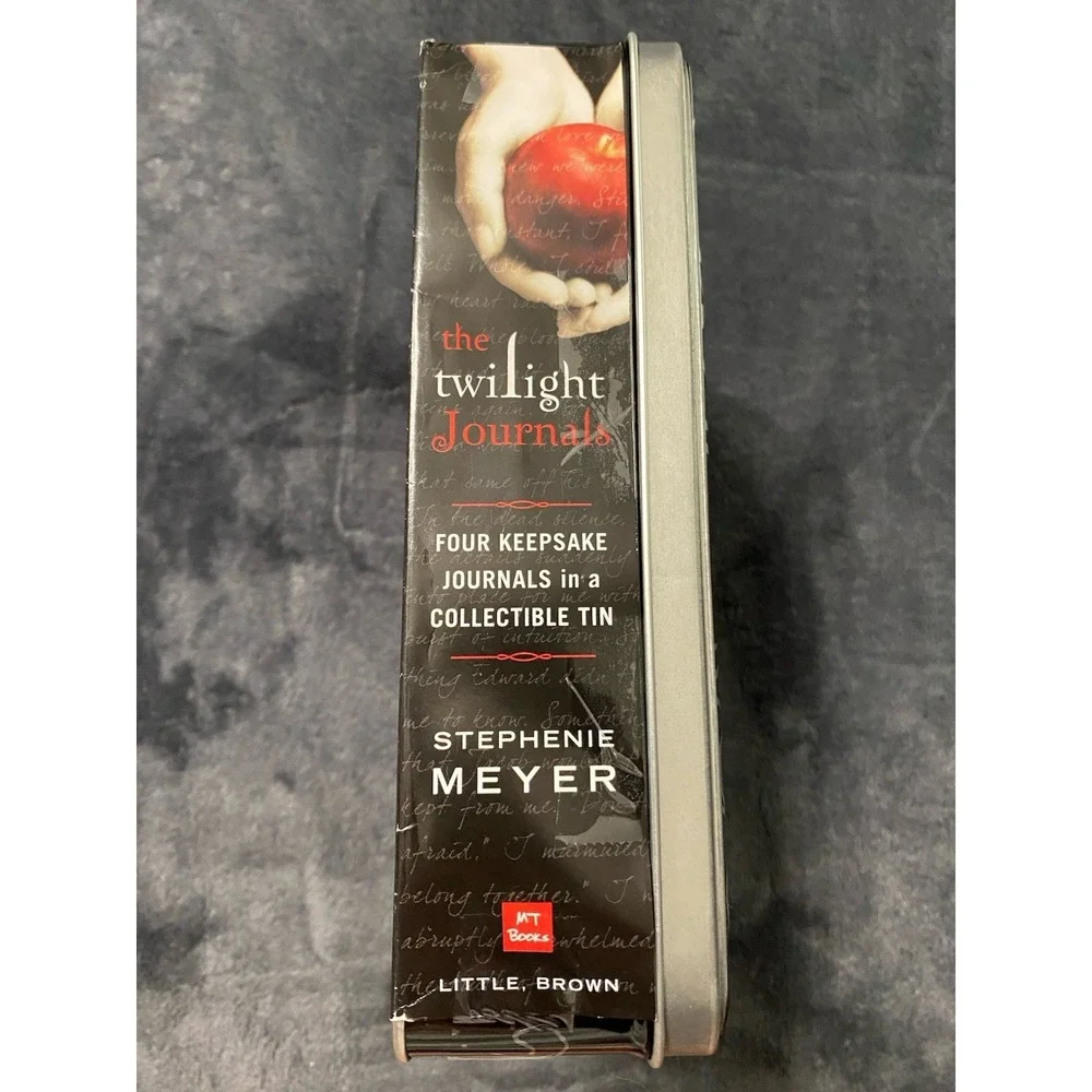 The Twilight Journals Collectible Tin Set 4 Unused Notebooks Stephenie Meyer